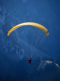 Paragliding, Rougemont, Vaud, Switzerland Photographic Print by Martin Moos