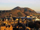 Holyrood Park and Arthur's Seat Seen from Edinburgh Castle, Edinburgh, United Kingdom Photographic Print by Jonathan Smith