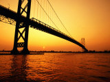Ambassador Bridge, U.S.A. Photographic Print by Greg Johnston