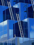 Ladders on Modern Building, Australia Photographic Print by Oliver Strewe