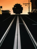 Tram Car on Washington St, San Francisco, USA Photographic Print by John Elk III