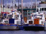 Lake Union Boats at Dock, Seattle, Washington, USA Photographic Print by Lawrence Worcester