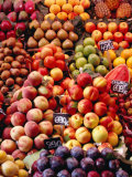 Fruit at La Boqueria Market, Barcelona, Spain Photographic Print by Oliver Strewe