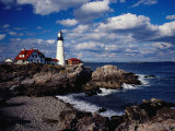 Portland Head Lighthouse on Cape Elizabeth, Portland, Maine, USA Photographic Print by Jon Davison