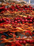 Chillies and Tomatoes Drying,Sicily, Italy Photographic Print by Dallas Stribley