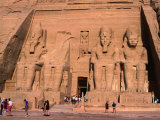 Entrance to Temple, Abu Simbel, Egypt Photographic Print by Chris Mellor
