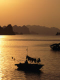 Dusk Over Halong Bay, Halong City, Vietnam Photographic Print by Oliver Strewe