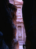 The Treasury (Al-Khazneh), Petra, Ma'An, Jordan Photographic Print by Anders Blomqvist