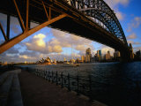 Opera House and Harbour Underneath Bridge, Sydney, Australia Photographic Print by Chris Mellor