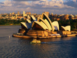 Sydney Opera House and Ferry, Sydney, Australia Photographic Print by Chris Mellor