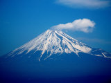 Snow Capped Mt. Fuji, Mt. Fuji, Japan Photographic Print by Frank Carter