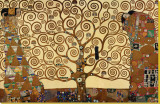 The Tree of Life Stretched Canvas Print by Gustav Klimt