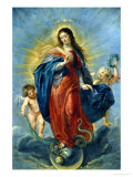 Immaculate Conception, 1627 Estampe par Peter Paul Rubens