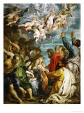 Assumption of Saint Mary, Painted for the Chapel of Saint Mary in the Jesuit Church in Antwerp Giclee Print by Peter Paul Rubens