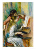 Two Girls at the Piano, 1892 Giclee Print by Pierre-Auguste Renoir