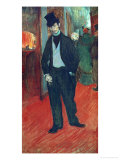 Gabriel Tapie De Celeyran in a Theater Corridor, 1893-1894 Estampe par Henri de Toulouse-Lautrec