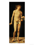 Adam, 1507, a Gift, in 1655, from Queen Christina of Sweden to King Philip IV of Spain Estampe par Albrecht Dürer