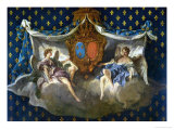 Allegory of France and Navarra, 1740, Cartoon for a Tapestry Estampe par Francois Boucher