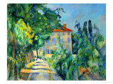 Maison Au Toit Rouge- House with a Red Roof, 1887-90 Estampe par Paul Cézanne