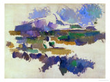 The Mont Sainte-Victoire, Seen from Lauves, 1905 Giclée-Druck von Paul Cézanne