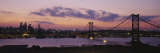 Bridge Across a River, Ben Franklin Bridge, Philadelphia, Pennsylvania, USA Photographie par Panoramic Images 