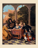 Compagnie Faisant de la Musique Affiche par Jacob van Loo