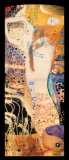 Serpent de mer I Affiche par Gustav Klimt