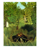 Joyeux Farceurs Art par Henri Rousseau