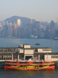Star Ferry Pier, Kowloon, Hong Kong, China Photographic Print by Charles Bowman