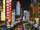 Nanjing Road, Shanghai, China Photographic Print by Charles Bowman