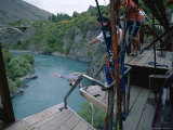 A. J. Hackett, Bungy Jumping, Kawarau Bridge, Queenstown, South Island, New Zealand Photographic Print by Jeremy Bright