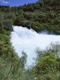 The Huka Falls, Known as Hukanui (Great Body of Spray) in Maori, 10M High, Waikato River Photographic Print by Jeremy Bright