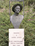 Bust of Author James Joyce, Public Gardens, Via Giulia, Trieste, Friuli-Venetia-Giulia, Italy Photographic Print by Brigitte Bott