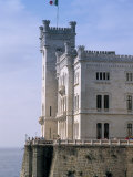 Miramar Castle, Max of Hapsburg and Charlotte of Belgium, Dating from 1860, Trieste Photographic Print by Brigitte Bott
