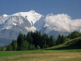 Mont Blanc, Haute Savoie, Rhone Alpes, French Alps, France Photographic Print by Michael Busselle