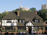 The Royal Oak Pub, Windsor Castle Behind, Windsor, Berkshire, England, United Kingdom Photographic Print by Brigitte Bott