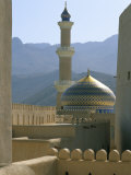 The Mosque Seen from the Fort, Town of Nizwa, Sultanate of Oman, Middle East Photographic Print by Bruno Barbier