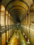 Gallery of the Old Library, Trinity College, Dublin, County Dublin, Eire (Ireland) Photographic Print by Bruno Barbier