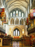 The Choir and Banners, St. Patrick's Catholic Cathedral, Dublin, County Dublin, Eire (Ireland) Photographic Print by Bruno Barbier