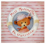 Miss Marinette en Croisiere Affiches par Joëlle Wolff