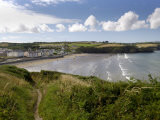 Broad Haven on the Pembrokeshire Coast Path, Pembrokeshire, Wales, United Kingdom Photographic Print by Rob Cousins