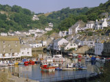 The Harbour and Village, Polperro, Cornwall, England, UK Photographic Print by Philip Craven