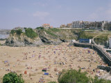 Beach, Newquay, Cornwall, England, United Kingdom Photographic Print by Philip Craven