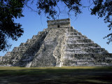 Great Pyramid (El Castillo), Chichen Itza, Unesco World Heritage Site, Yucatan, Mexico Photographic Print by Rob Cousins
