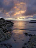 Beach at Sunset, Near Tully Cross, Connemara, County Galway, Connacht, Republic of Ireland Photographic Print by Gary Cook