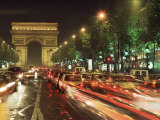 Avenue Des Champs Elysees and the Arc De Triomphe, Paris, France Photographic Print by Alain Evrard