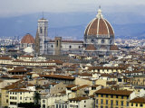 Cathedral and Campanile, San Lorenzo, La Badia, Bargello Palace and Museum, Florence, Italy Photographic Print by Peter Scholey