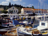 Boats in Fiscardo Harbour, Cephalonia (Kefallinia), Ionian Islands, Greece Photographic Print by Jonathan Hodson