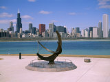 City Skyline and Lake Michigan from the Adler Planetarium, Chicago, Illinois, North America Photographic Print by Jenny Pate
