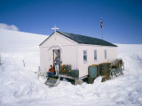 British Antarctic Survey Summer Only Base Damoy, on Wiencke Island, Antarctic Pensinula, Antarctica Photographic Print by Geoff Renner